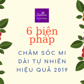 Suhion chia sẻ 6 biện pháp chăm sóc mi dài tự nhiên hiệu quả 2019